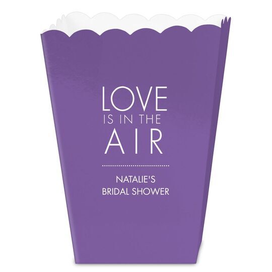 Love is in the Air Mini Popcorn Boxes